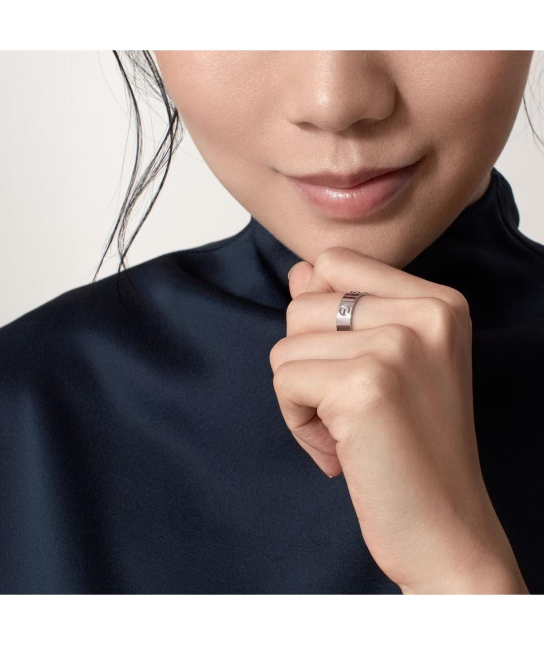 CARTIER Серебряное кольцо из белого золота, фото 2