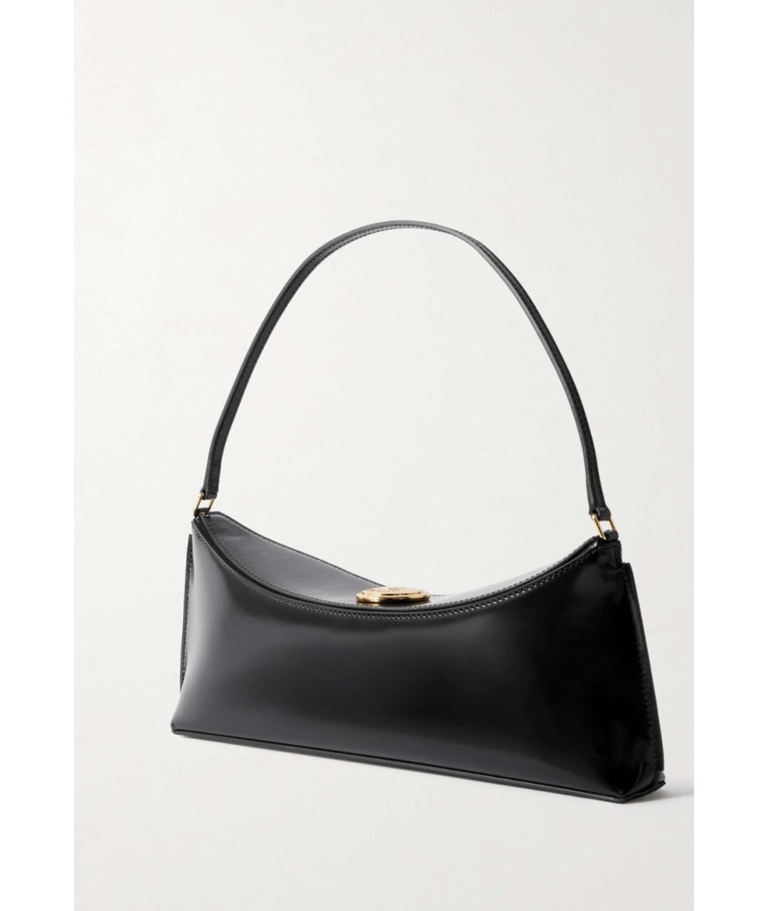 JACQUEMUS Черная кожаная сумка через плечо, фото 3