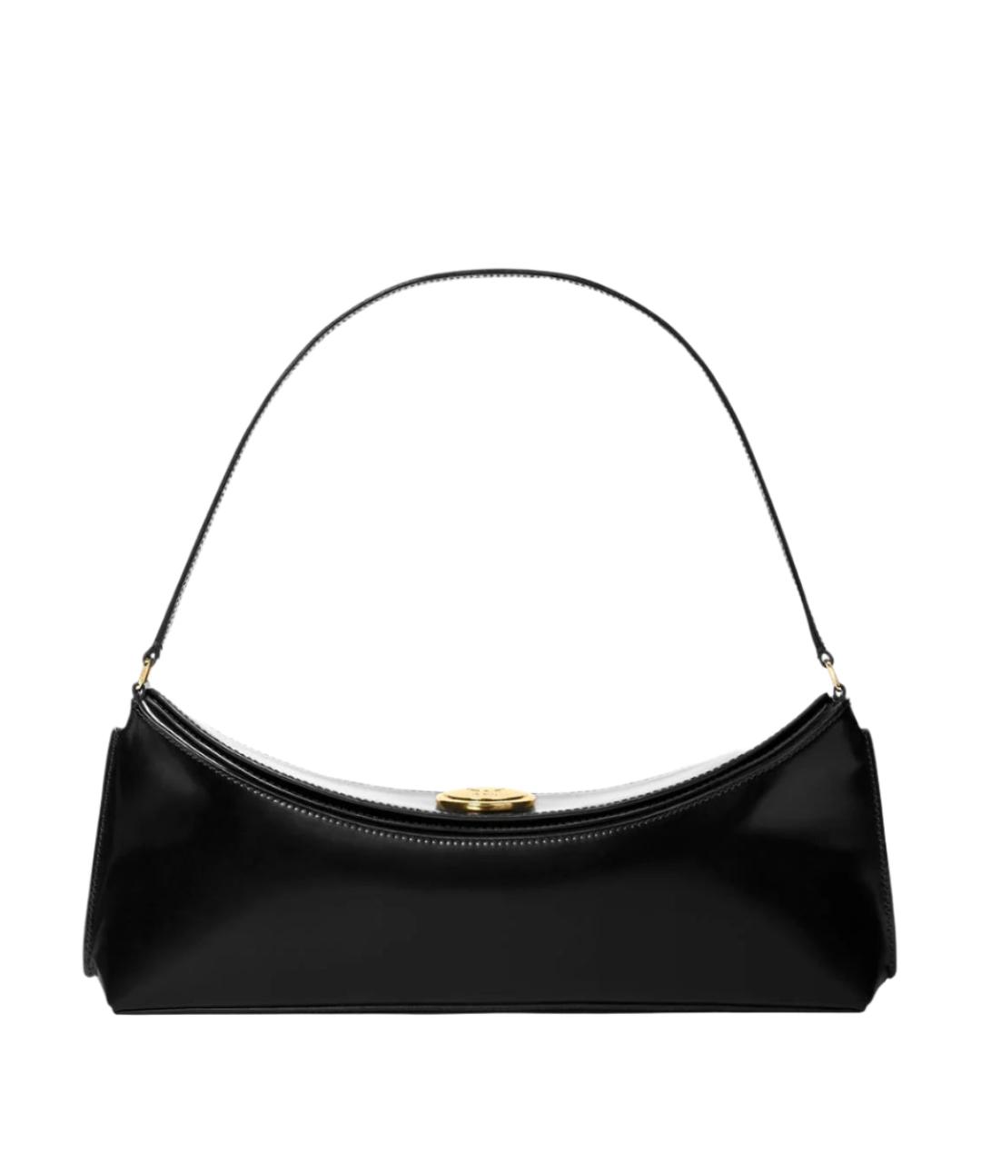 JACQUEMUS Черная кожаная сумка через плечо, фото 1