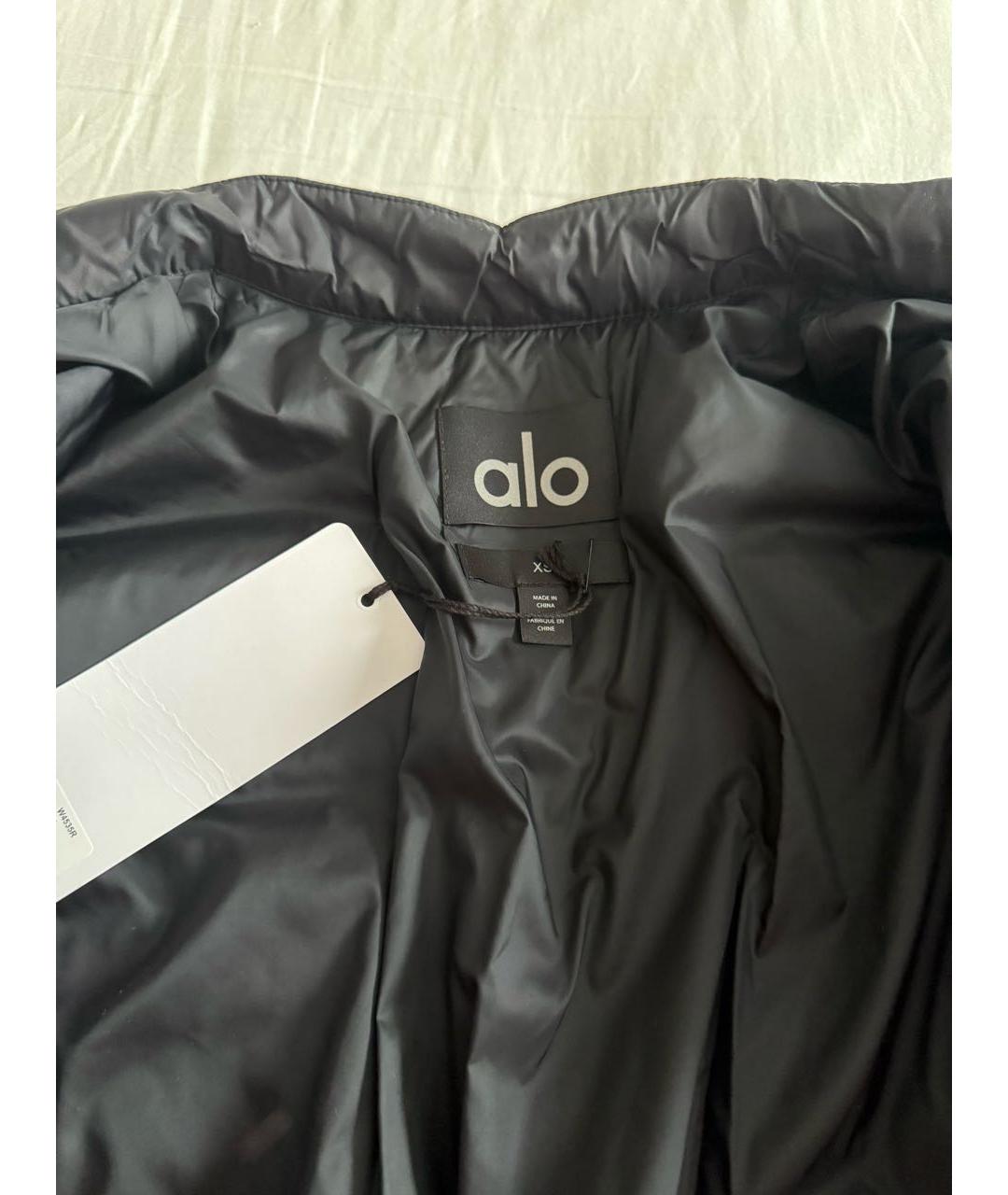 ALO YOGA Черная хлопковая куртка, фото 3