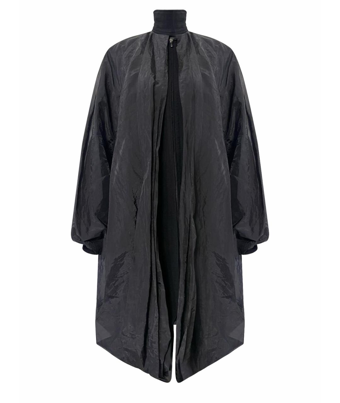 JEAN PAUL GAULTIER Черное шерстяное пальто, фото 1