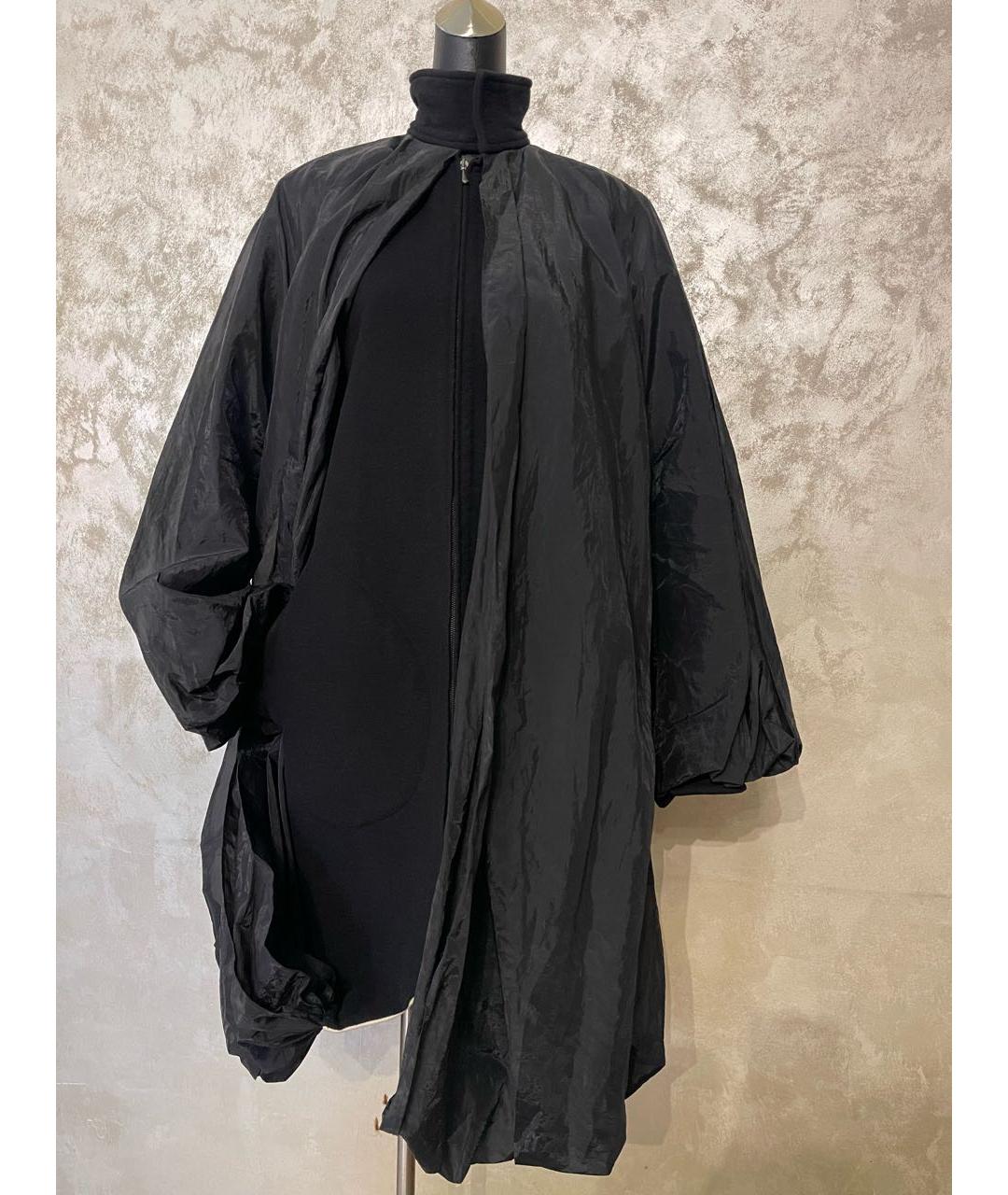 JEAN PAUL GAULTIER Черное шерстяное пальто, фото 2