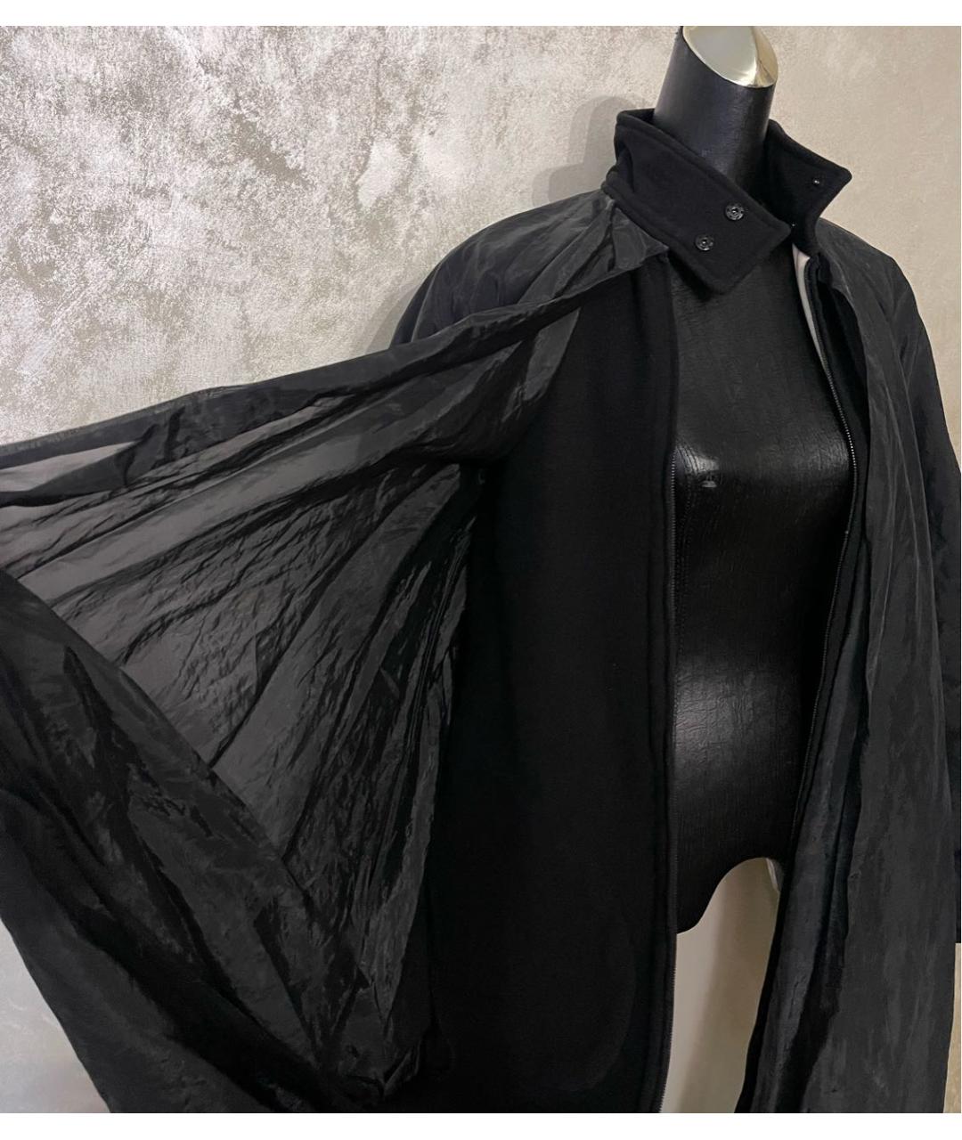 JEAN PAUL GAULTIER Черное шерстяное пальто, фото 5
