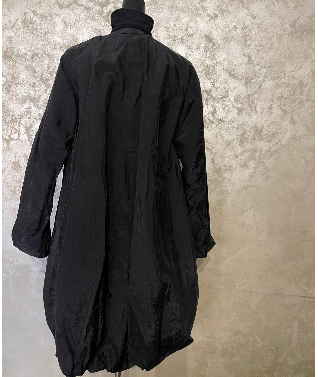 JEAN PAUL GAULTIER Черное шерстяное пальто, фото 4