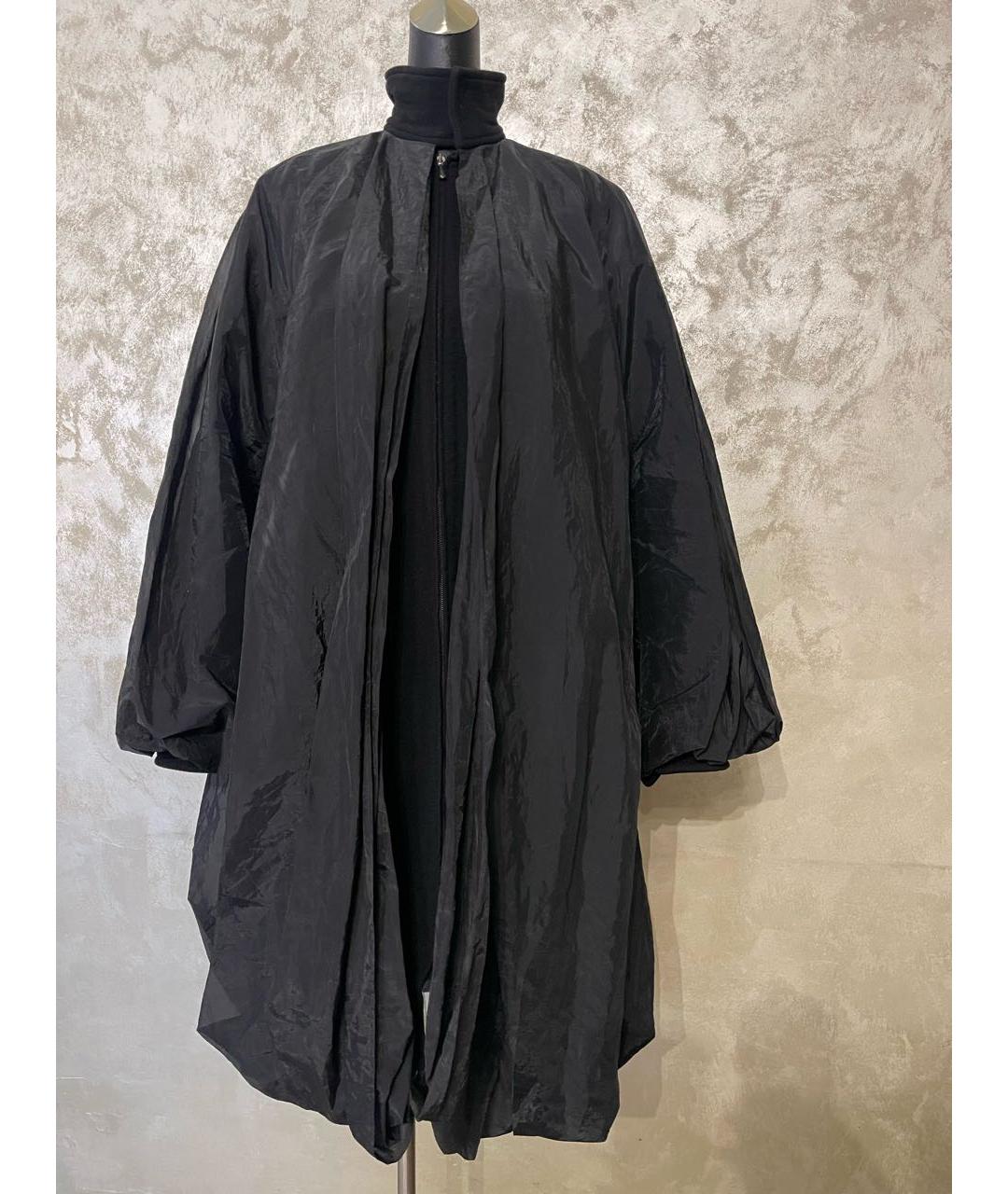 JEAN PAUL GAULTIER Черное шерстяное пальто, фото 9
