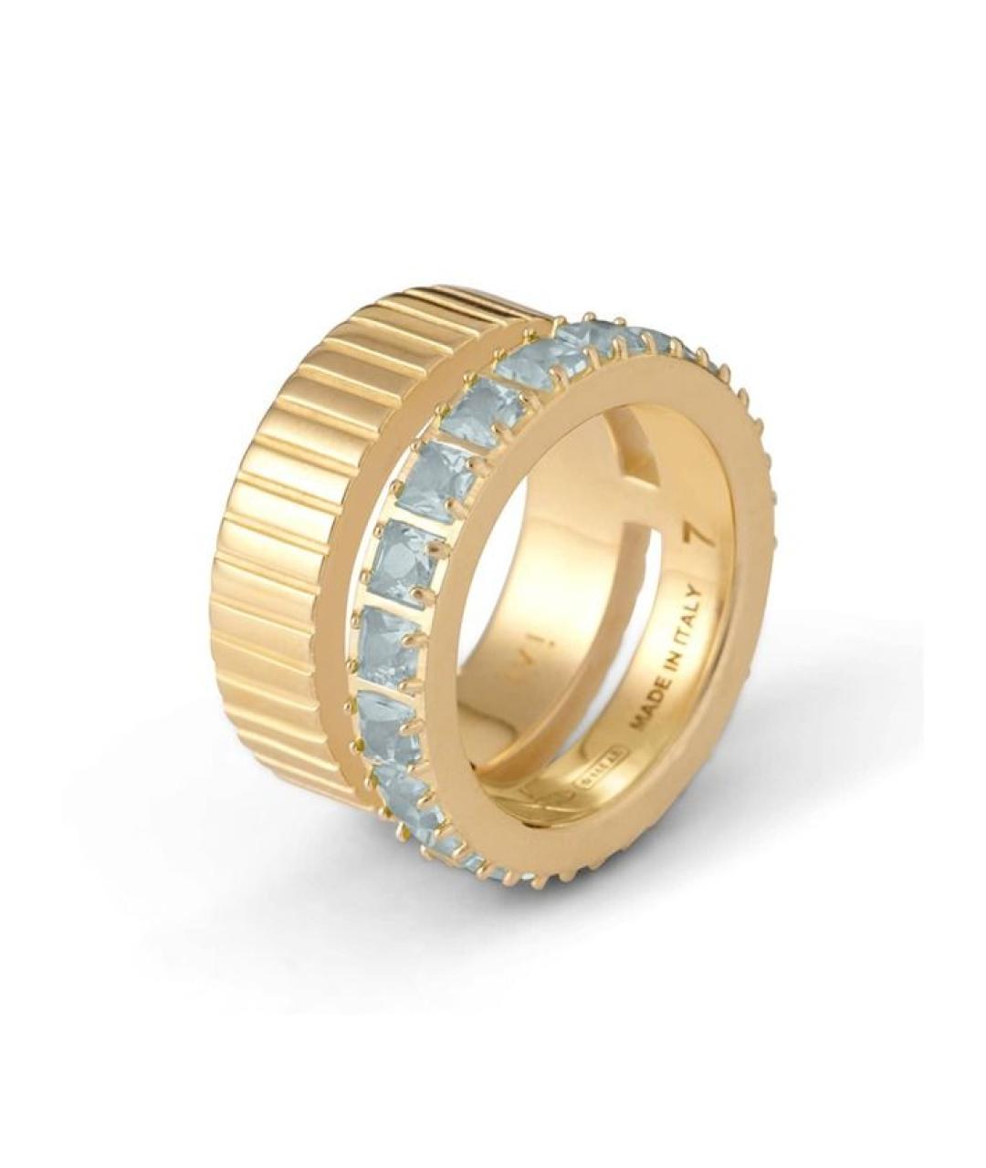 IVI Золотое серебряное кольцо, фото 2