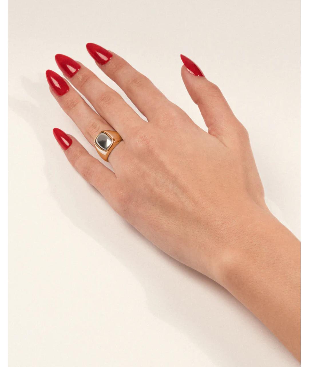 IVI Золотое серебряное кольцо, фото 2