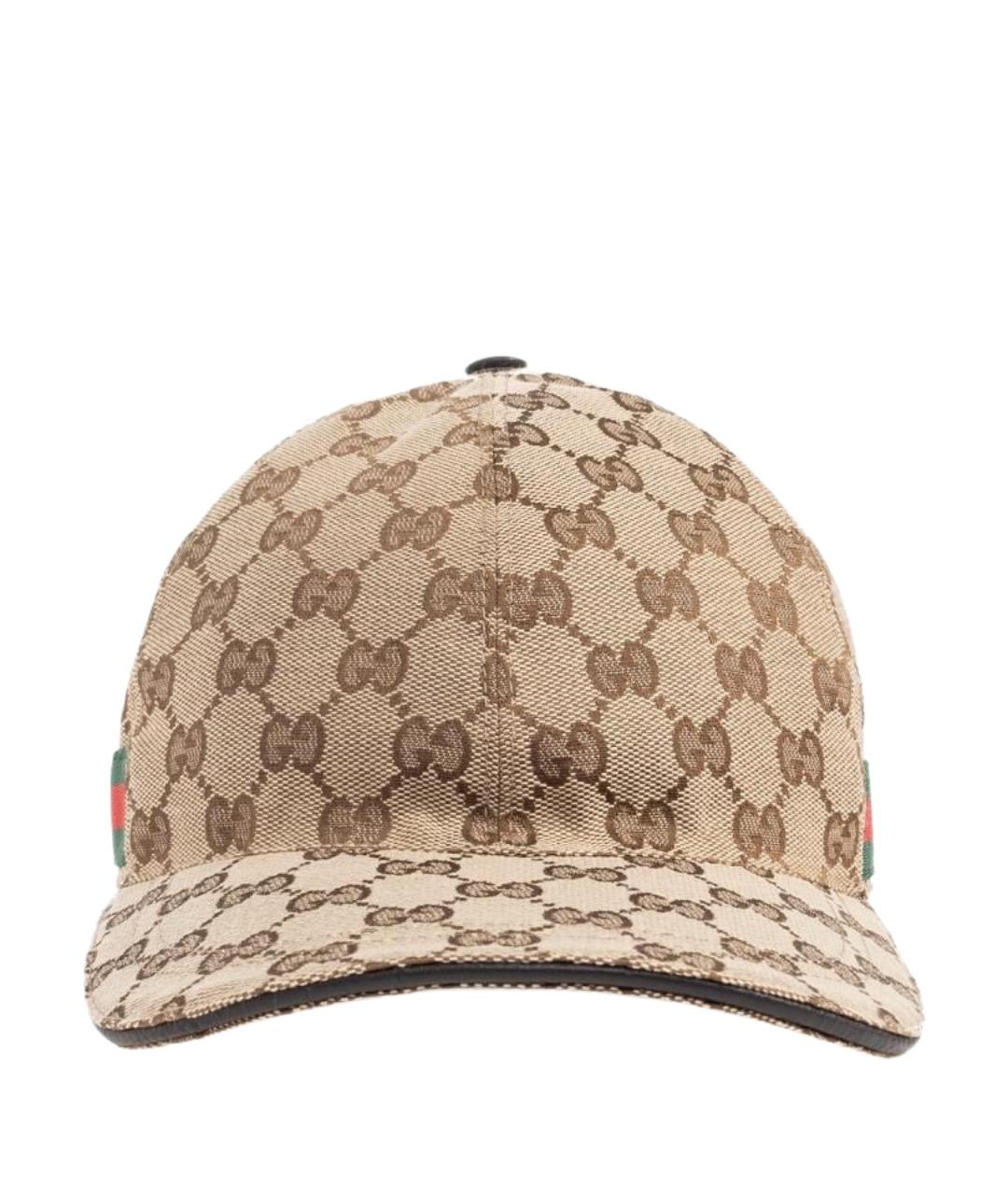 GUCCI Бежевая кепка/бейсболка, фото 1