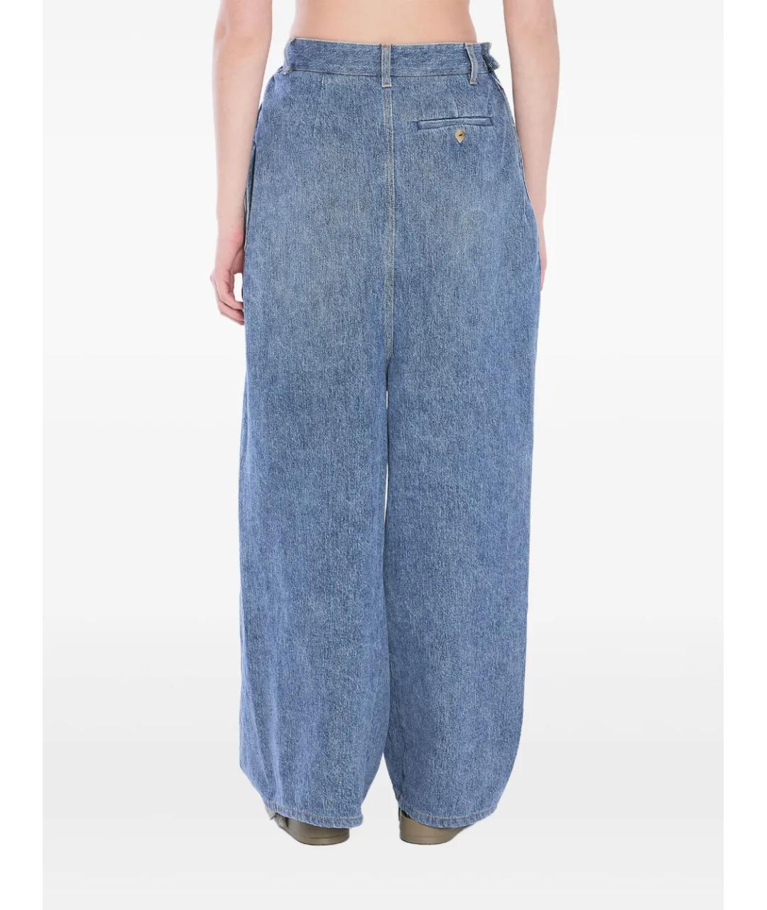 LOEWE Синие хлопковые прямые джинсы, фото 5