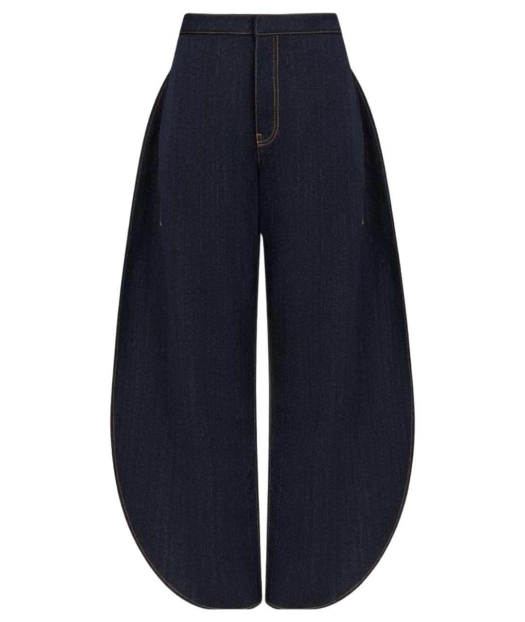 ALAIA Темно-синие прямые джинсы, фото 1