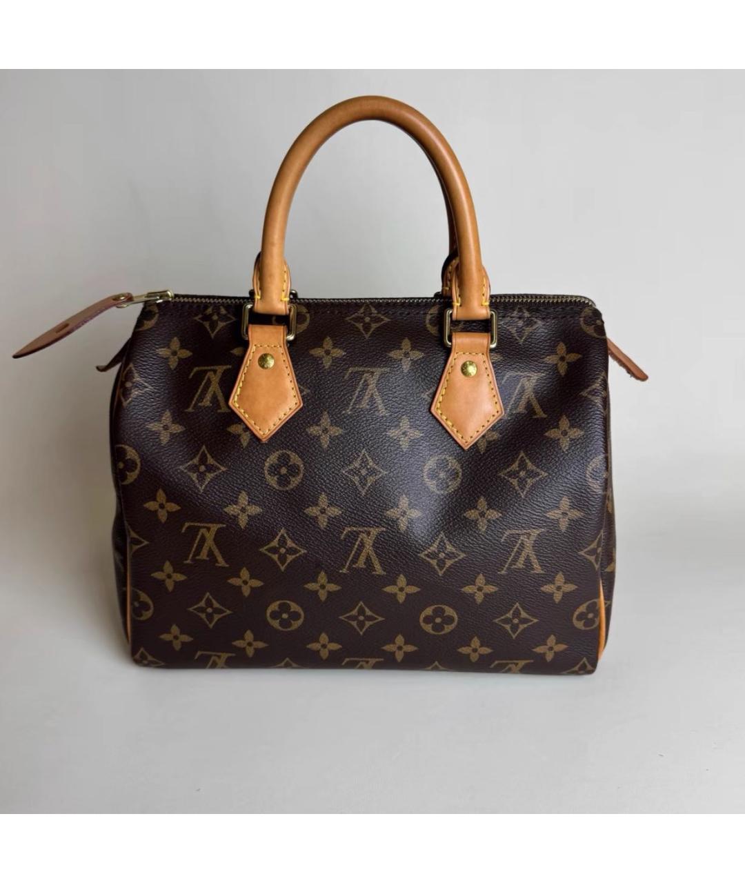 LOUIS VUITTON Коричневая сумка с короткими ручками, фото 2