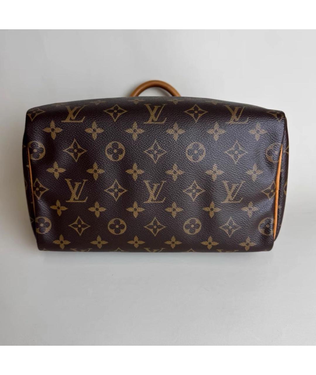 LOUIS VUITTON Коричневая сумка с короткими ручками, фото 5