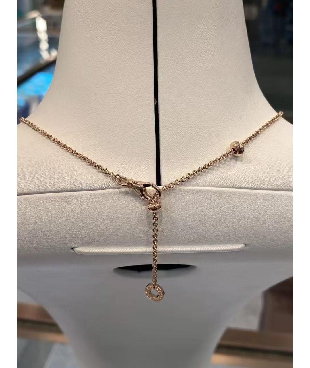 BVLGARI Золотое колье из розового золота, фото 5