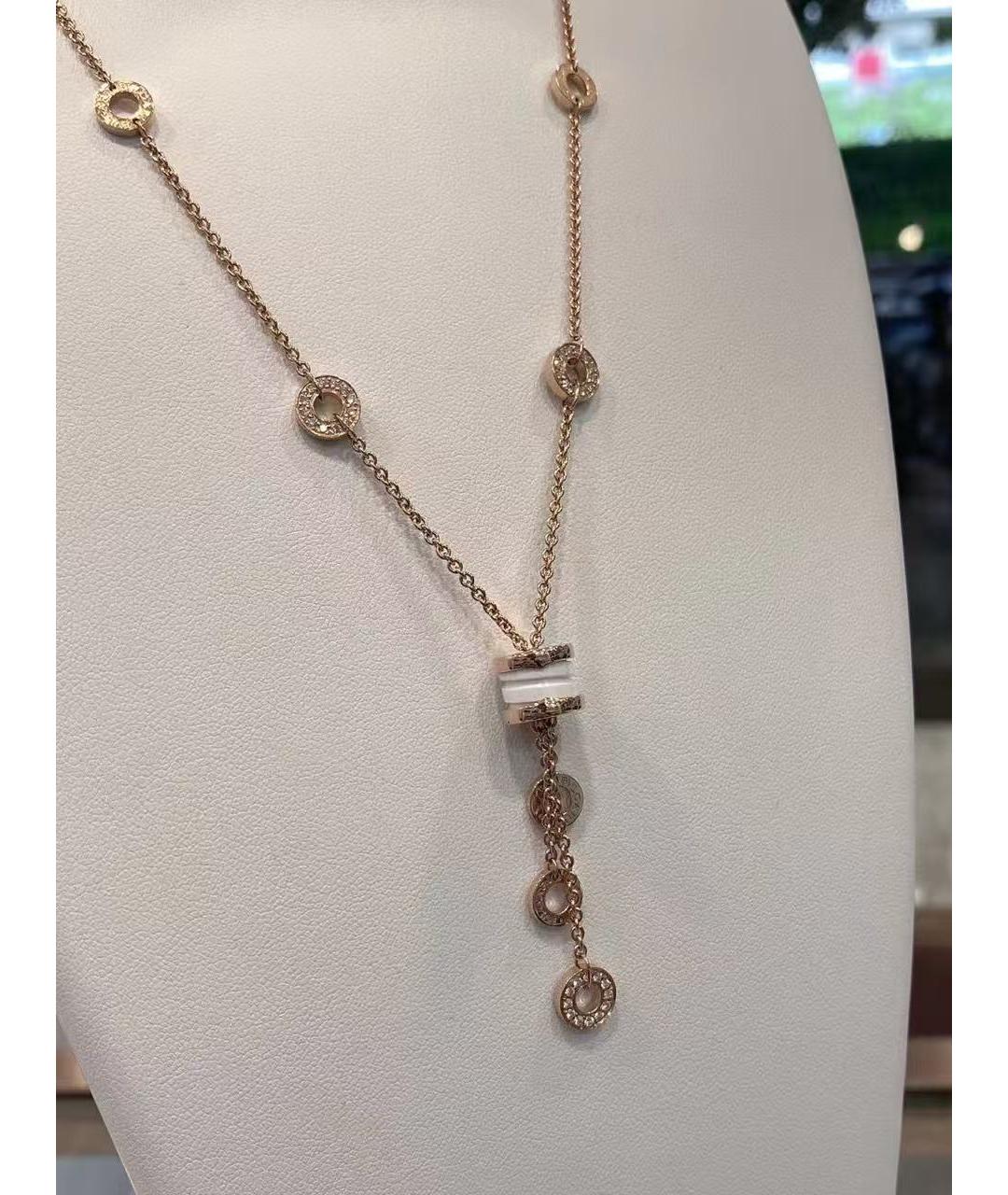 BVLGARI Золотое колье из розового золота, фото 4