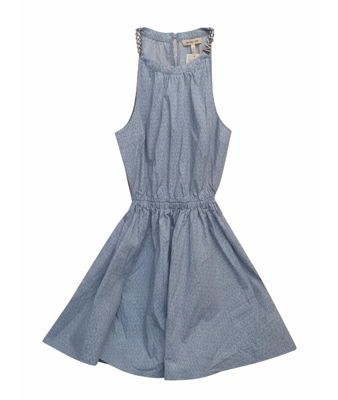 MICHAEL KORS Голубой хлопковый сарафан, фото 6