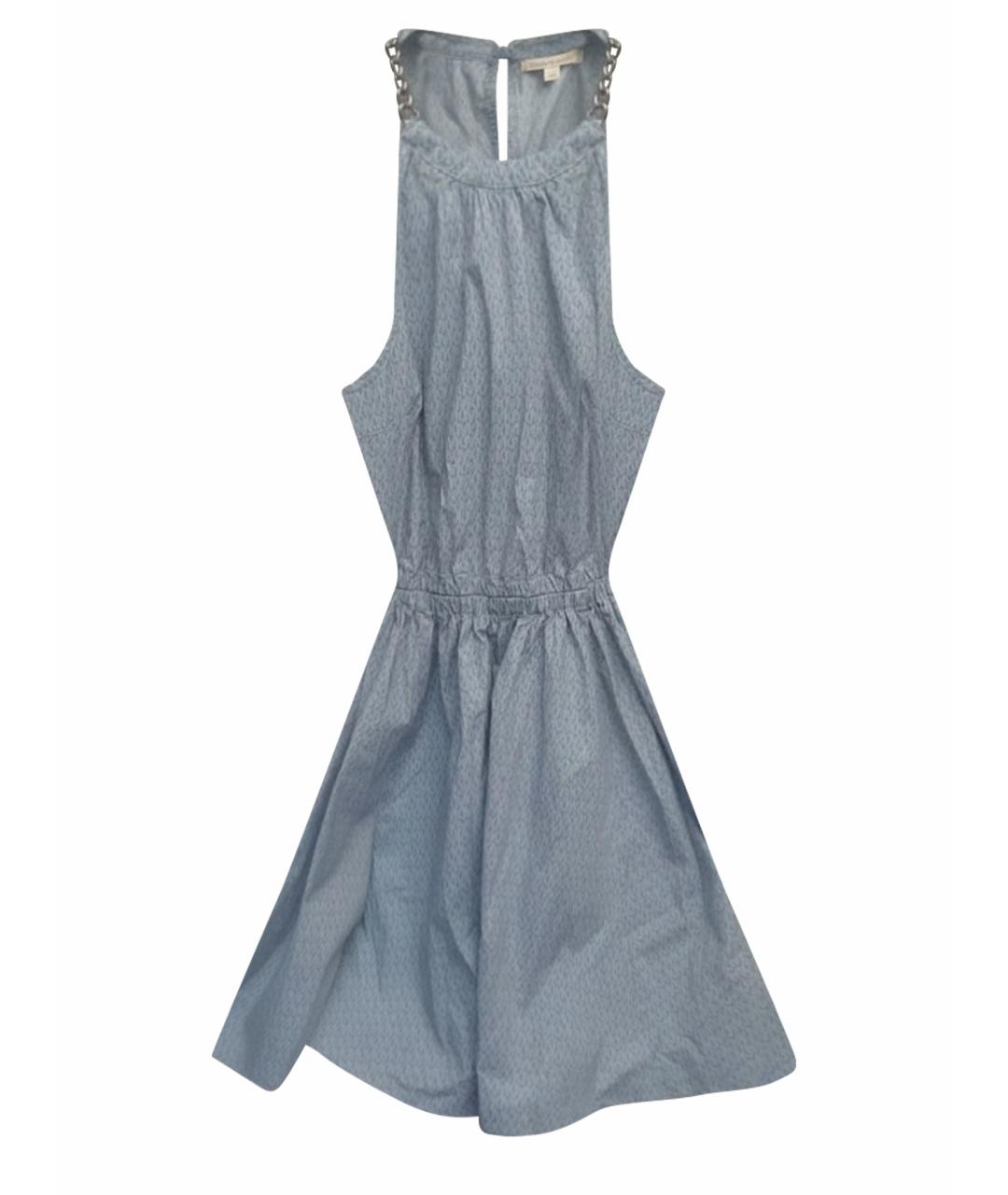 MICHAEL KORS Голубой хлопковый сарафан, фото 1