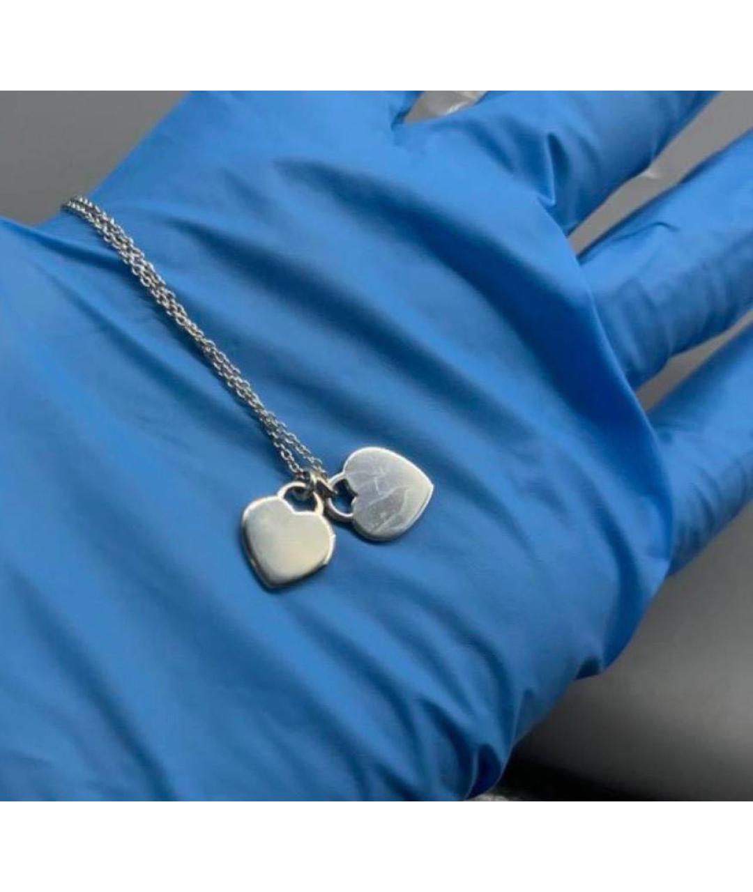 TIFFANY&CO Розовое серебряное колье, фото 3