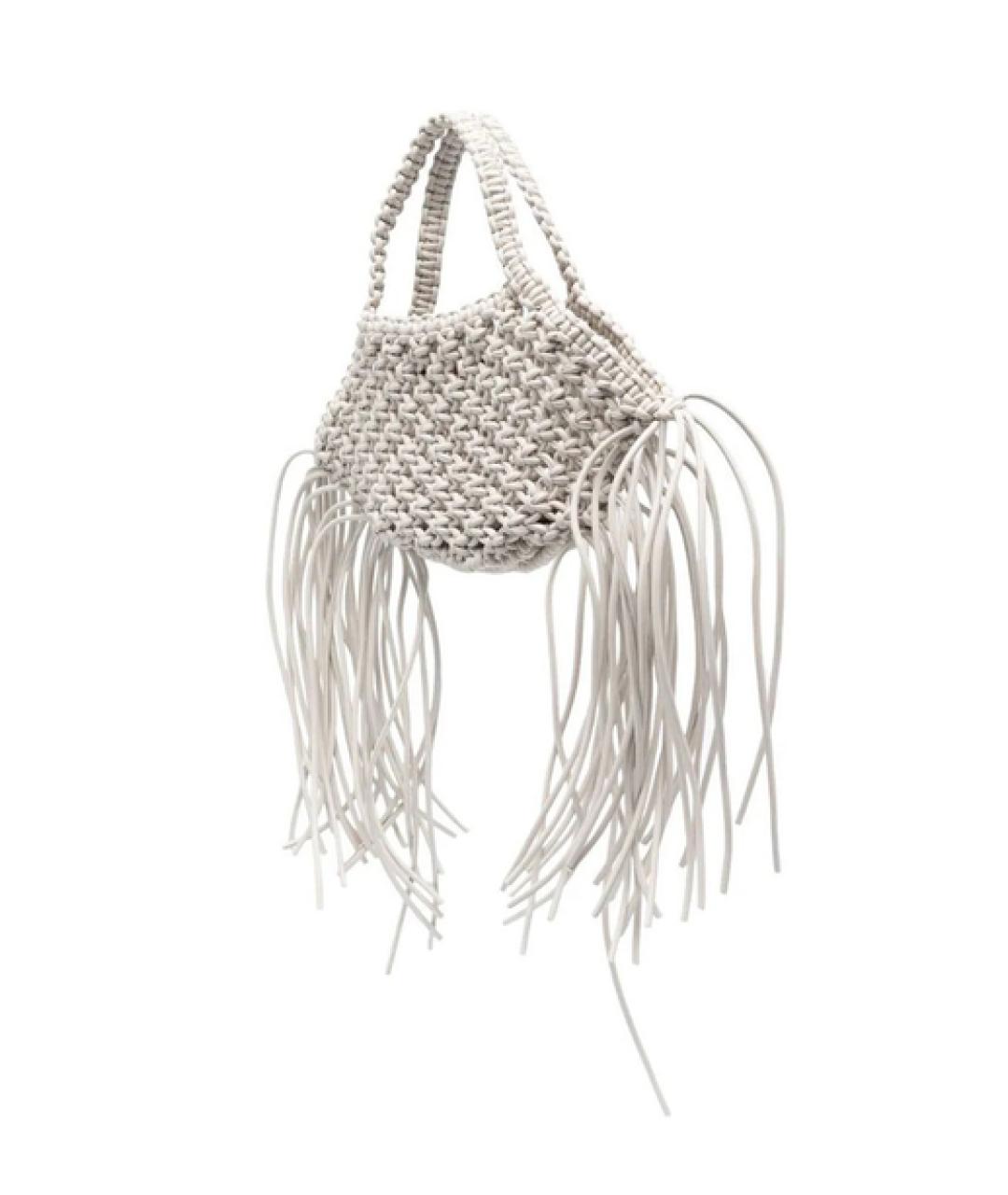 YUZEFI Белая сумка с короткими ручками, фото 2