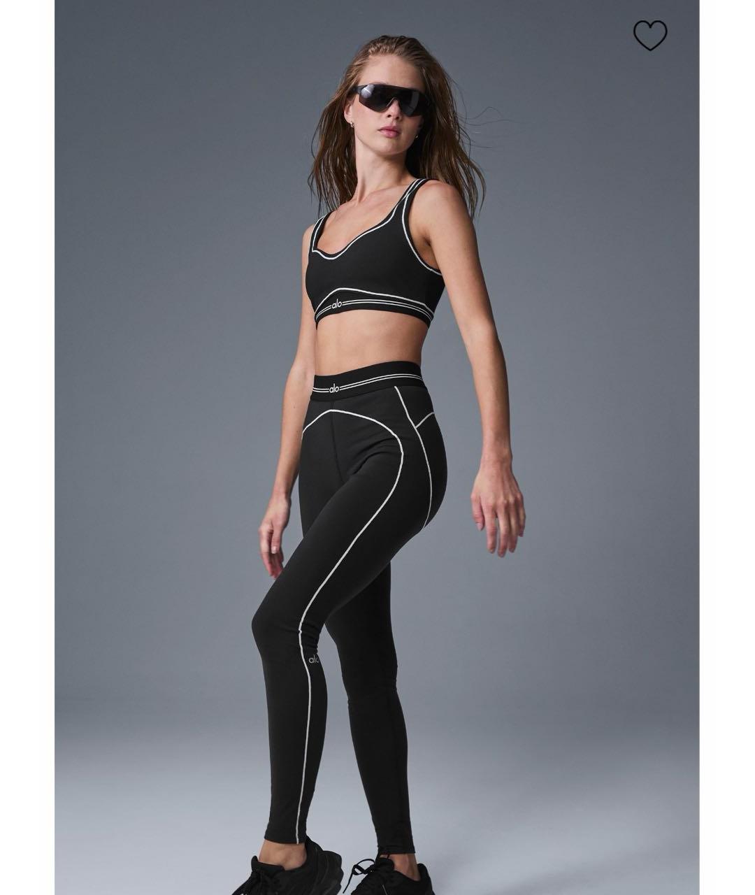 ALO YOGA Черные спортивные брюки и шорты, фото 3