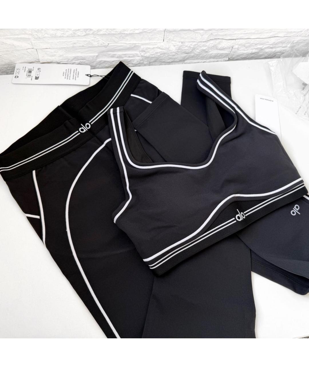 ALO YOGA Черные спортивные брюки и шорты, фото 2