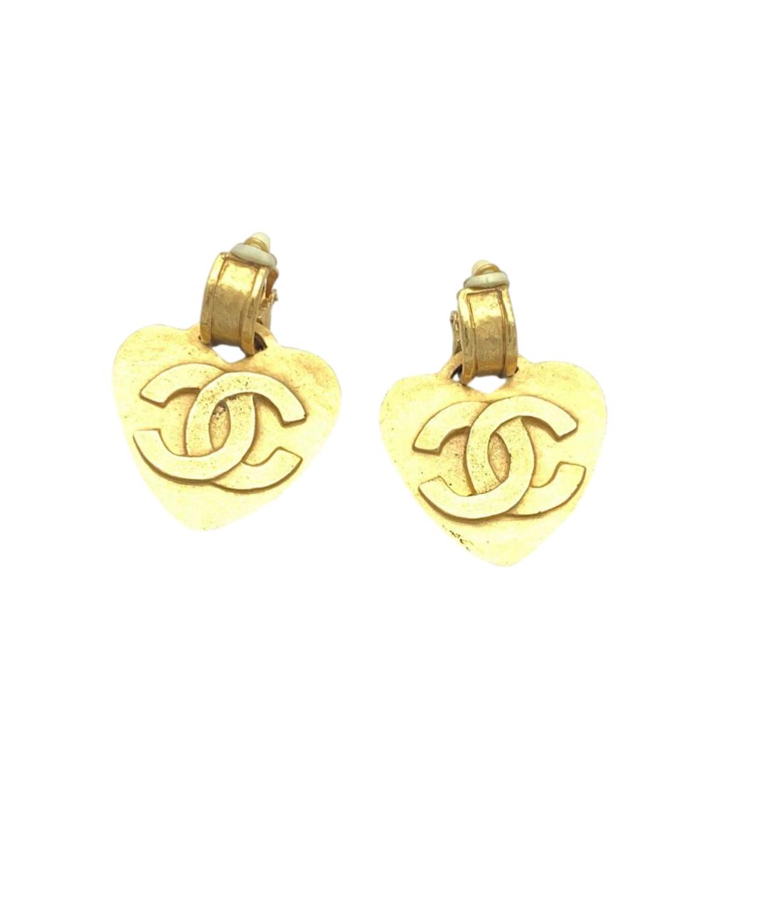 CHANEL Золотые серьги, фото 6