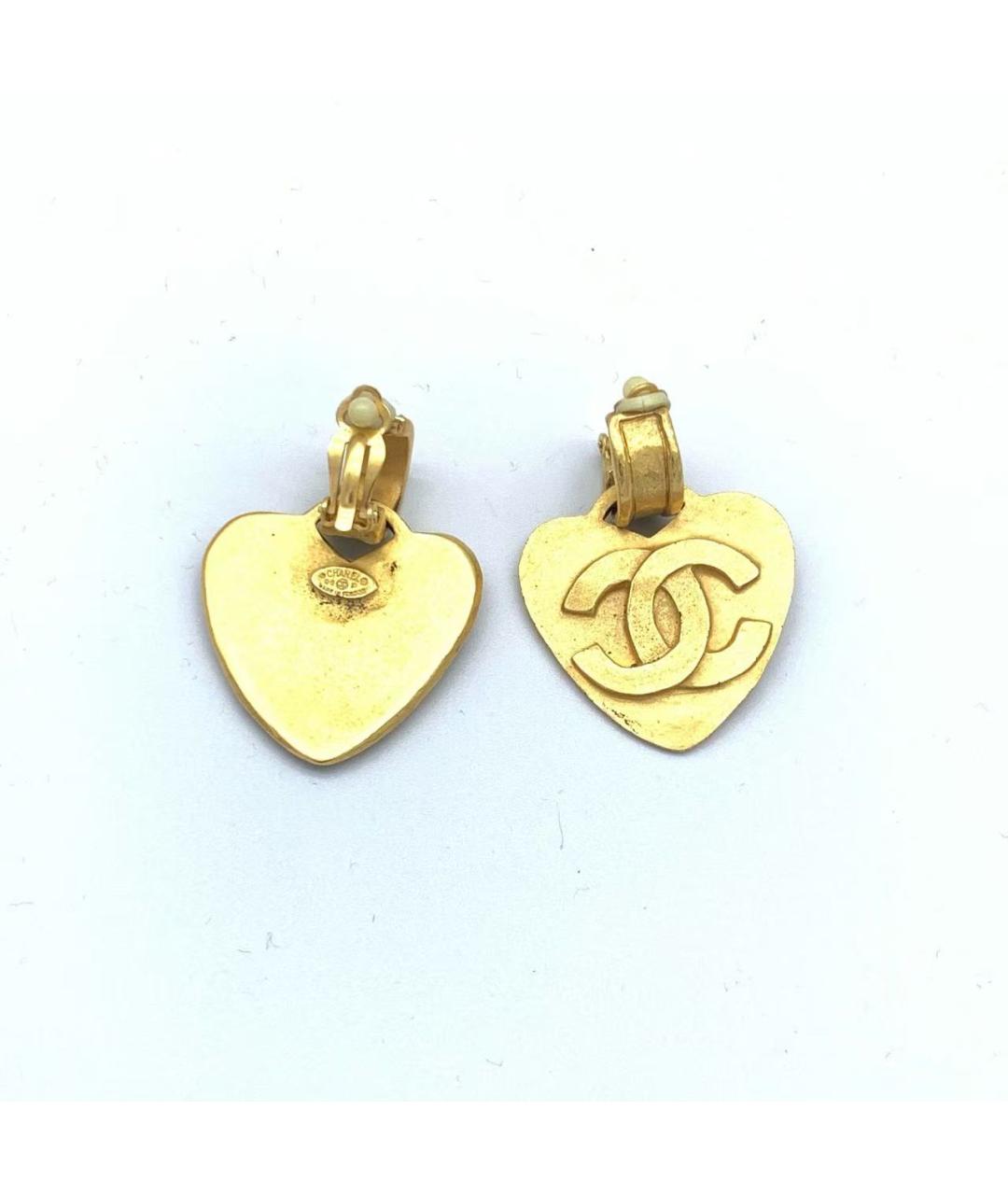CHANEL Золотые серьги, фото 5