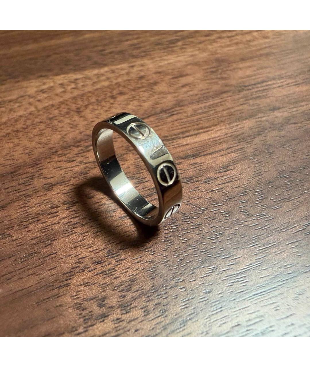 CARTIER Серебряное кольцо из белого золота, фото 5