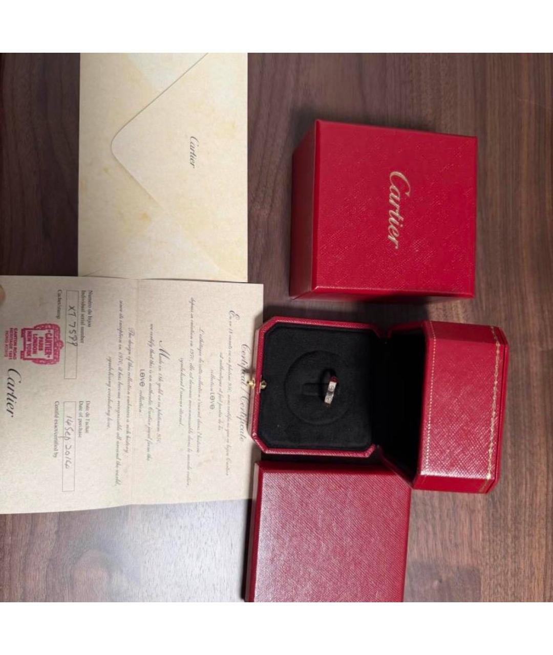 CARTIER Серебряное кольцо из белого золота, фото 3