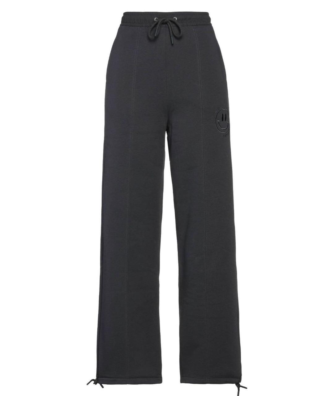 GANNI Черные хлопковые спортивные брюки и шорты, фото 1