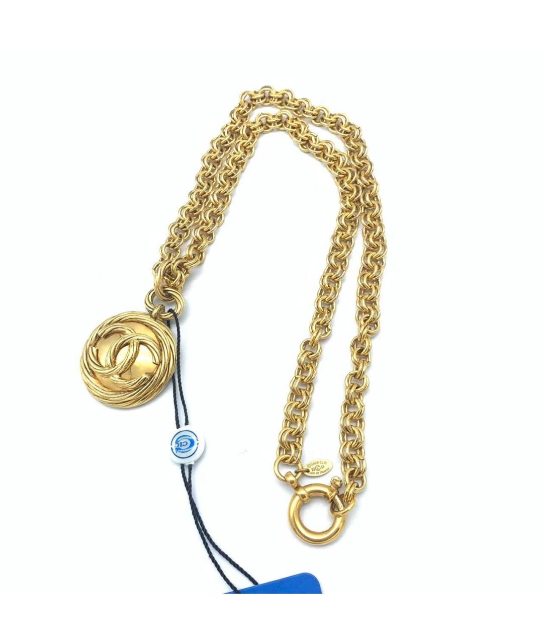CHANEL Золотое колье, фото 7