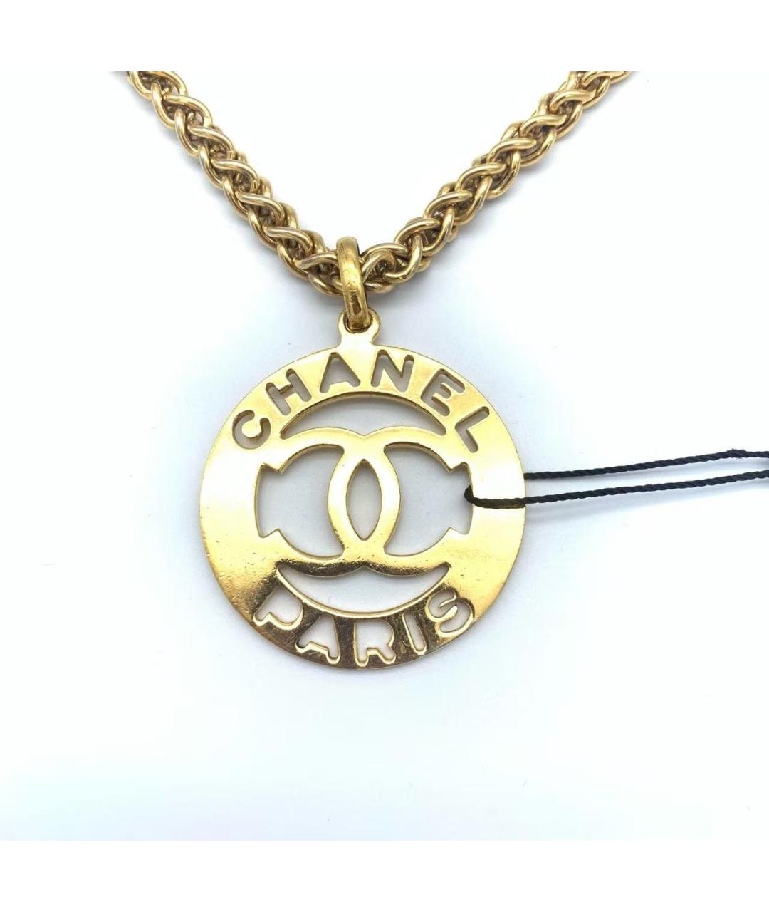 CHANEL Золотой кулон, фото 4