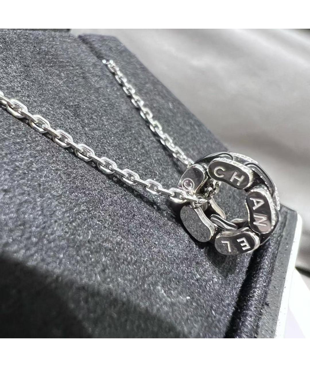 CHANEL Серебряная подвеска из белого золота, фото 6