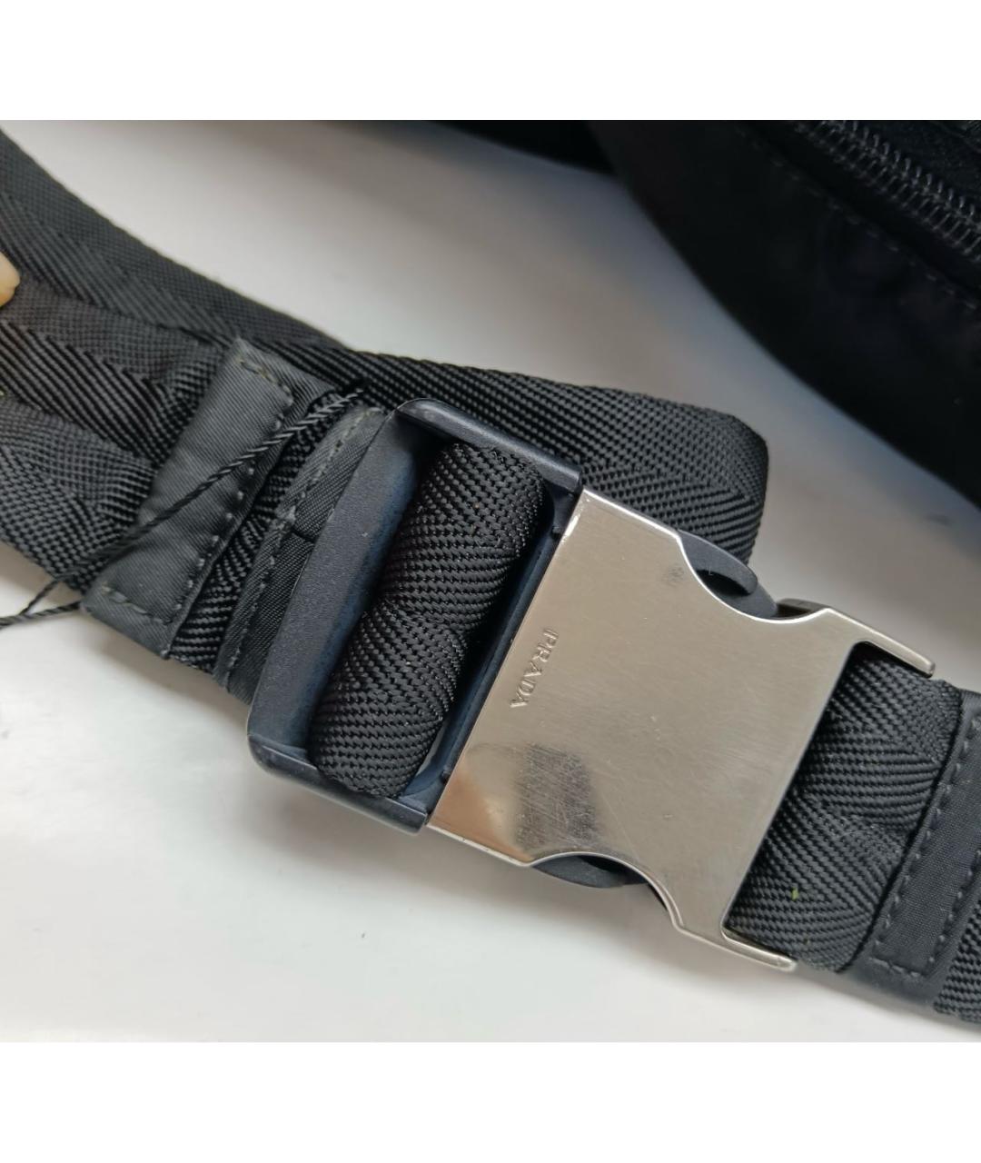 PRADA Черная поясная сумка, фото 5