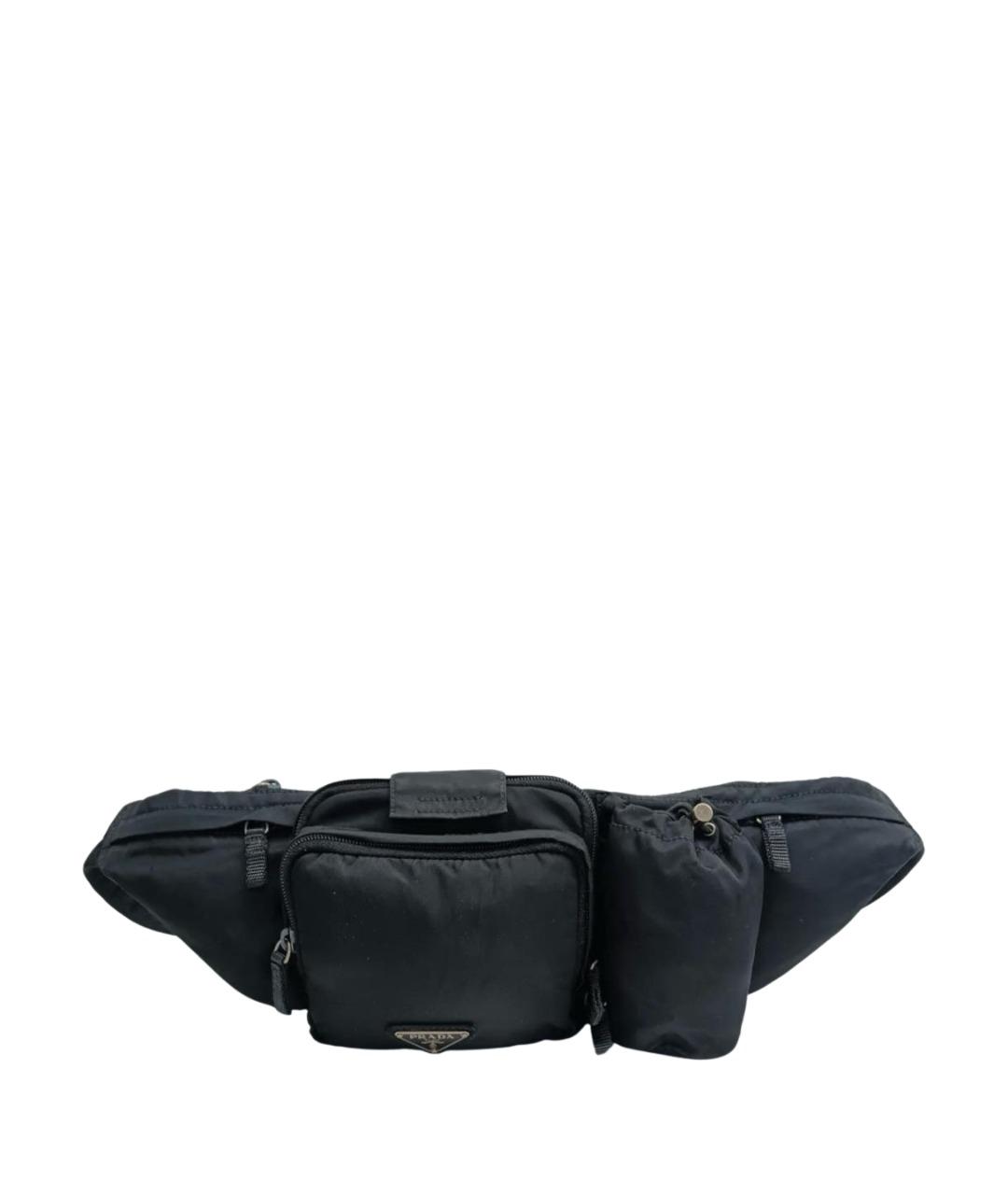 PRADA Черная поясная сумка, фото 1