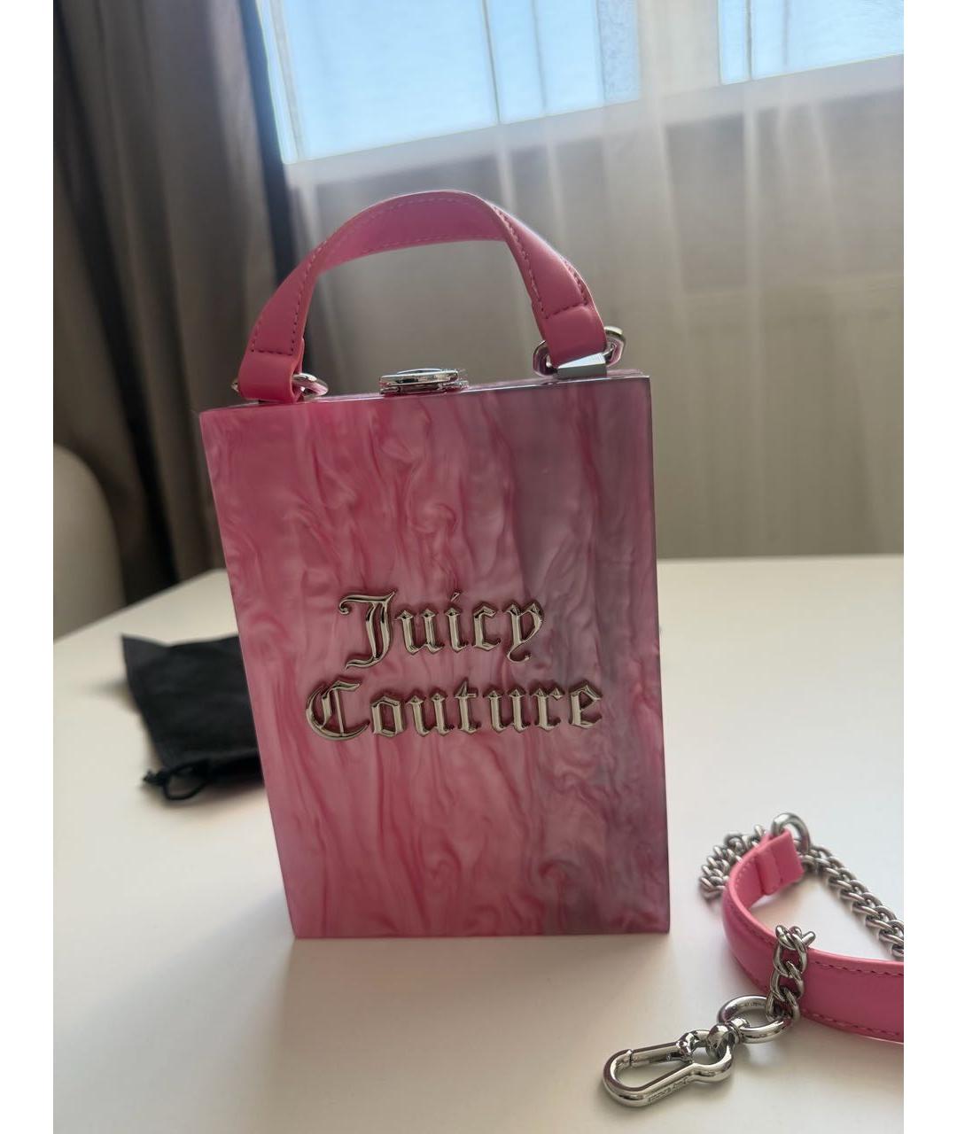 JUICY COUTURE Розовая сумка через плечо, фото 9