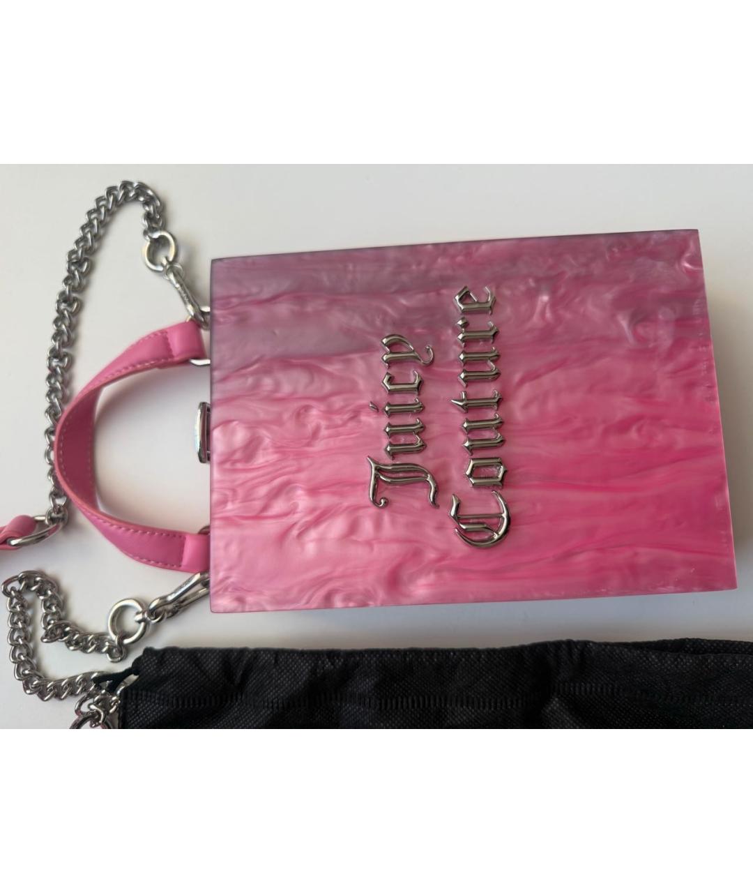 JUICY COUTURE Розовая сумка через плечо, фото 3
