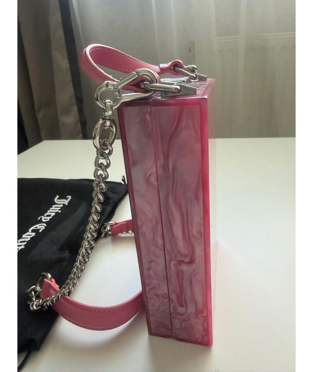 JUICY COUTURE Розовая сумка через плечо, фото 6