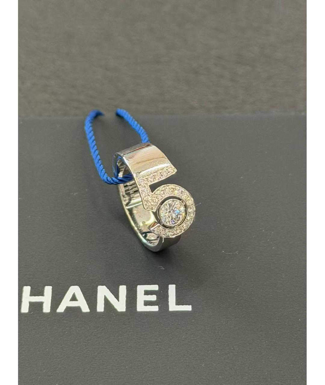 CHANEL Серебряное кольцо из белого золота, фото 5