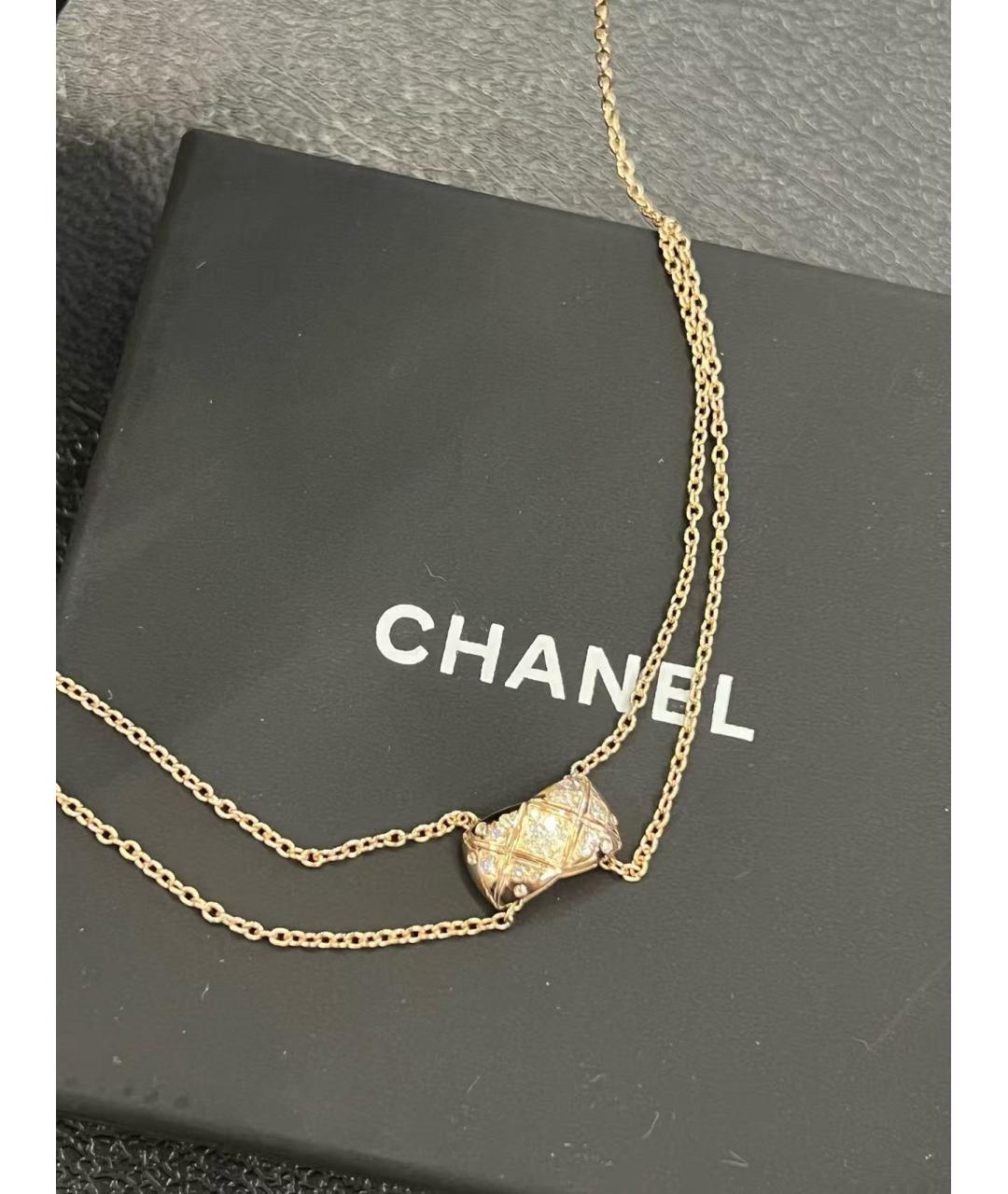 CHANEL Золотой кулон из розового золота, фото 3