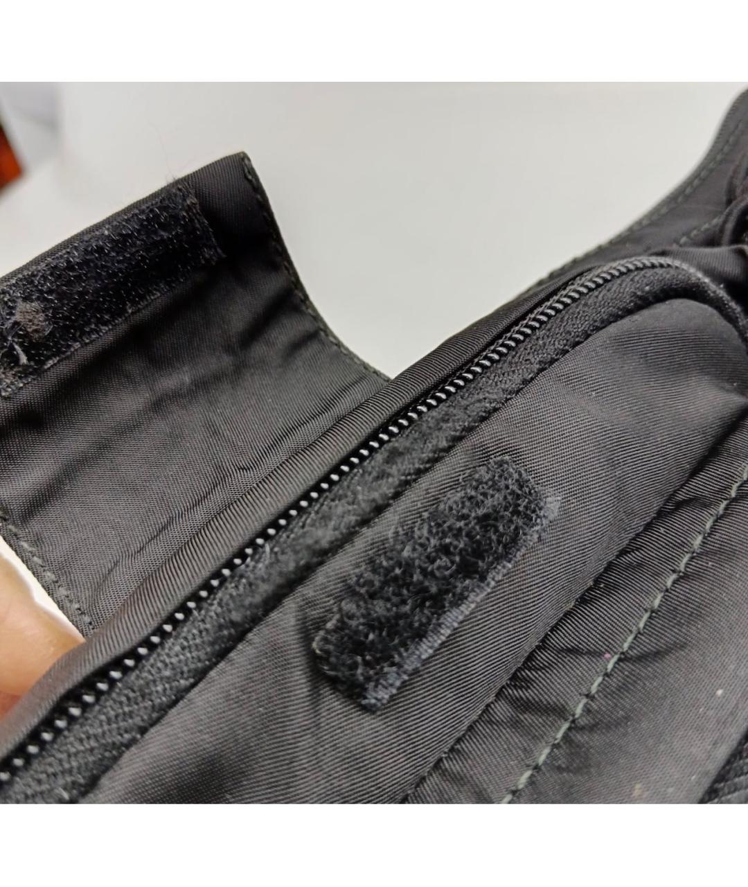 PRADA Черная поясная сумка, фото 6