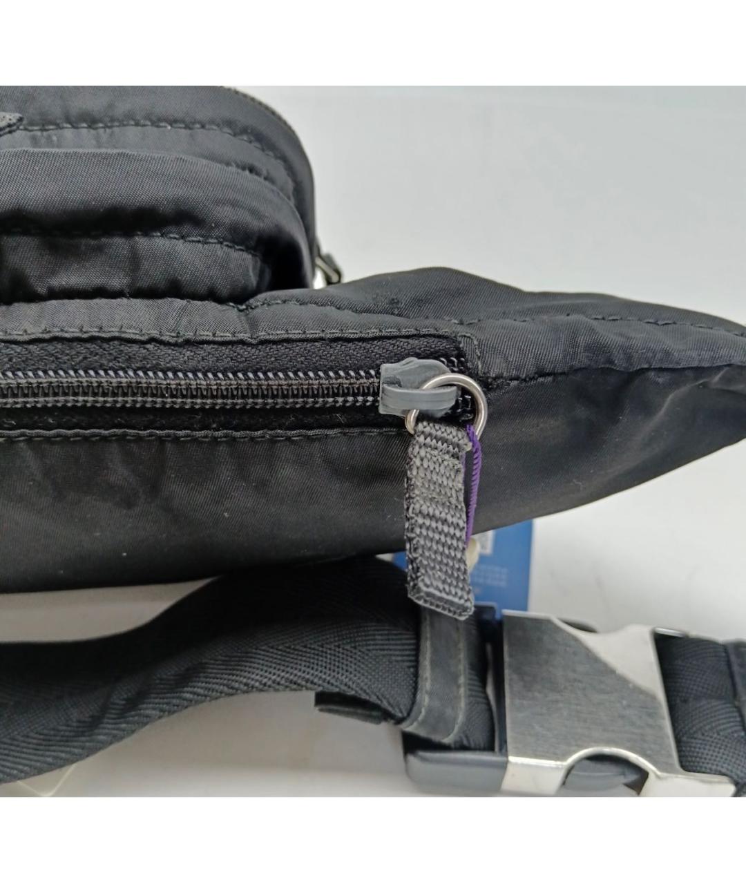 PRADA Черная поясная сумка, фото 4