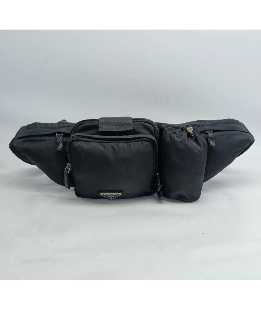 PRADA Черная поясная сумка, фото 8