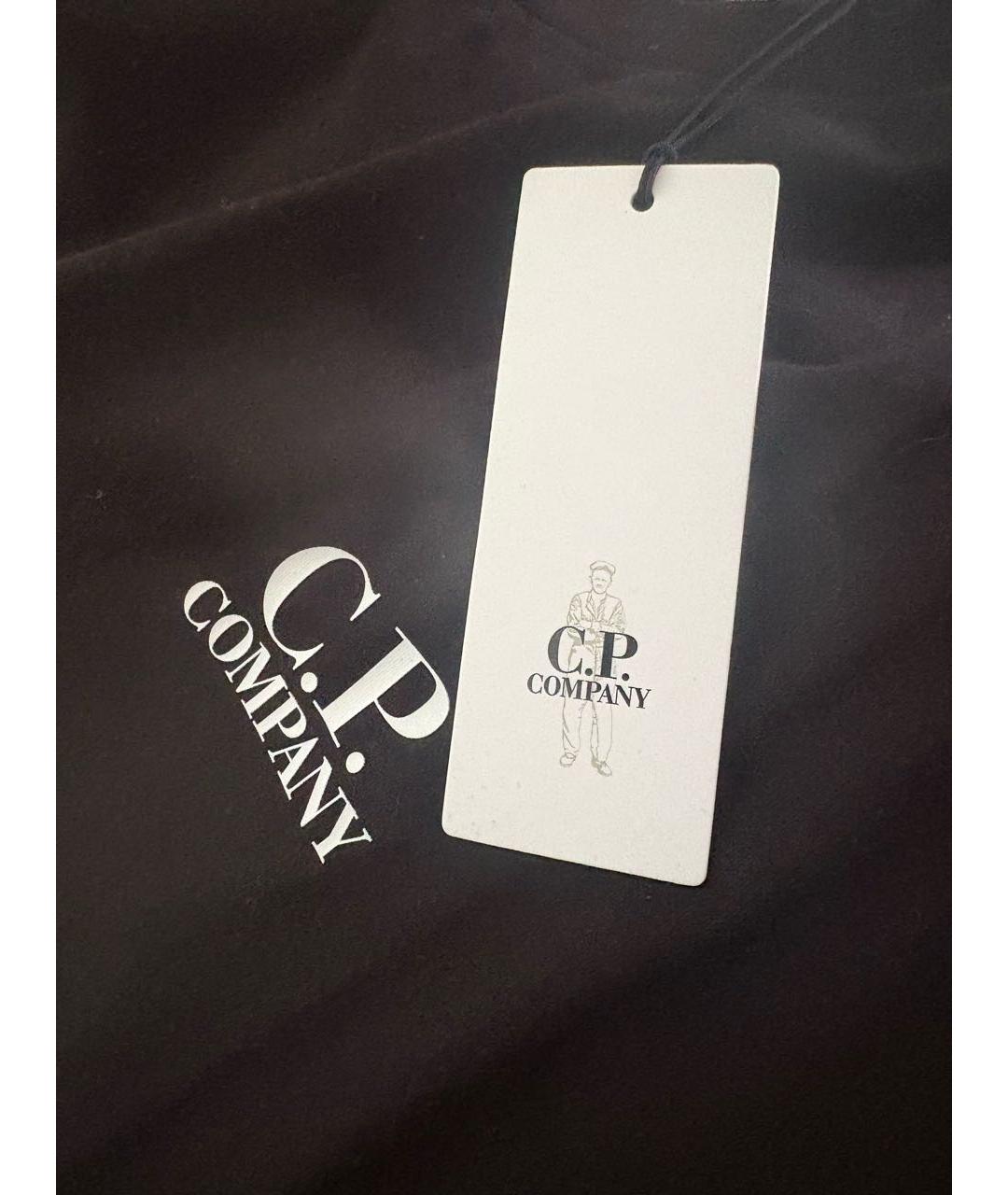 CP COMPANY Черная хлопковая футболка, фото 3