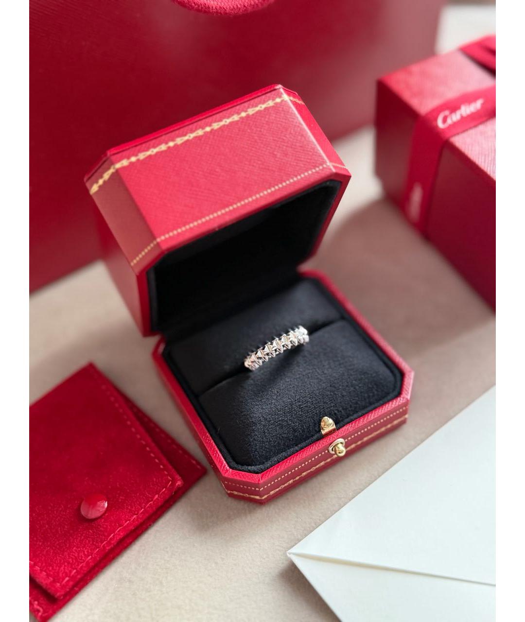 CARTIER Серебряное кольцо из белого золота, фото 6