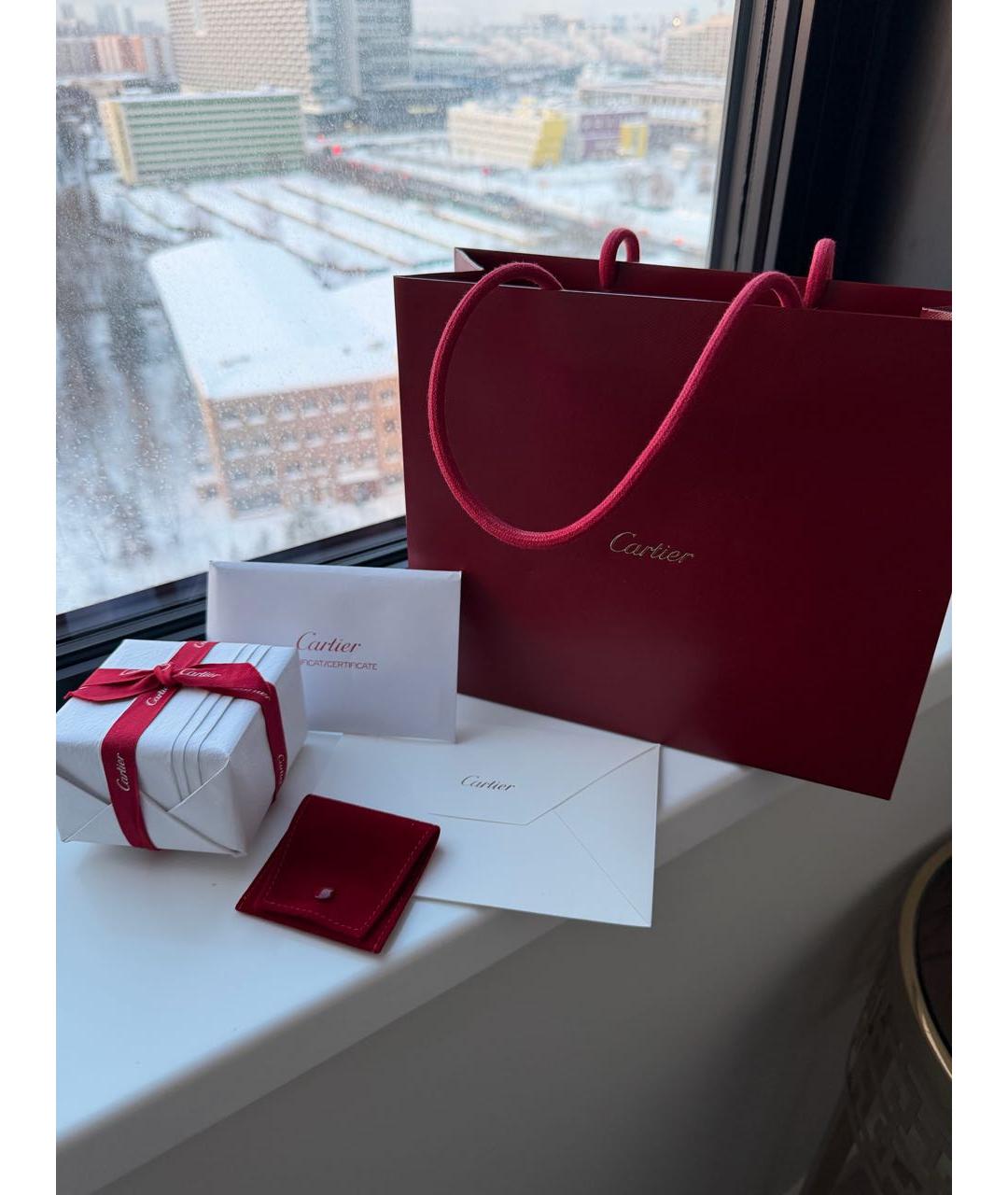 CARTIER Серебряное кольцо из белого золота, фото 7