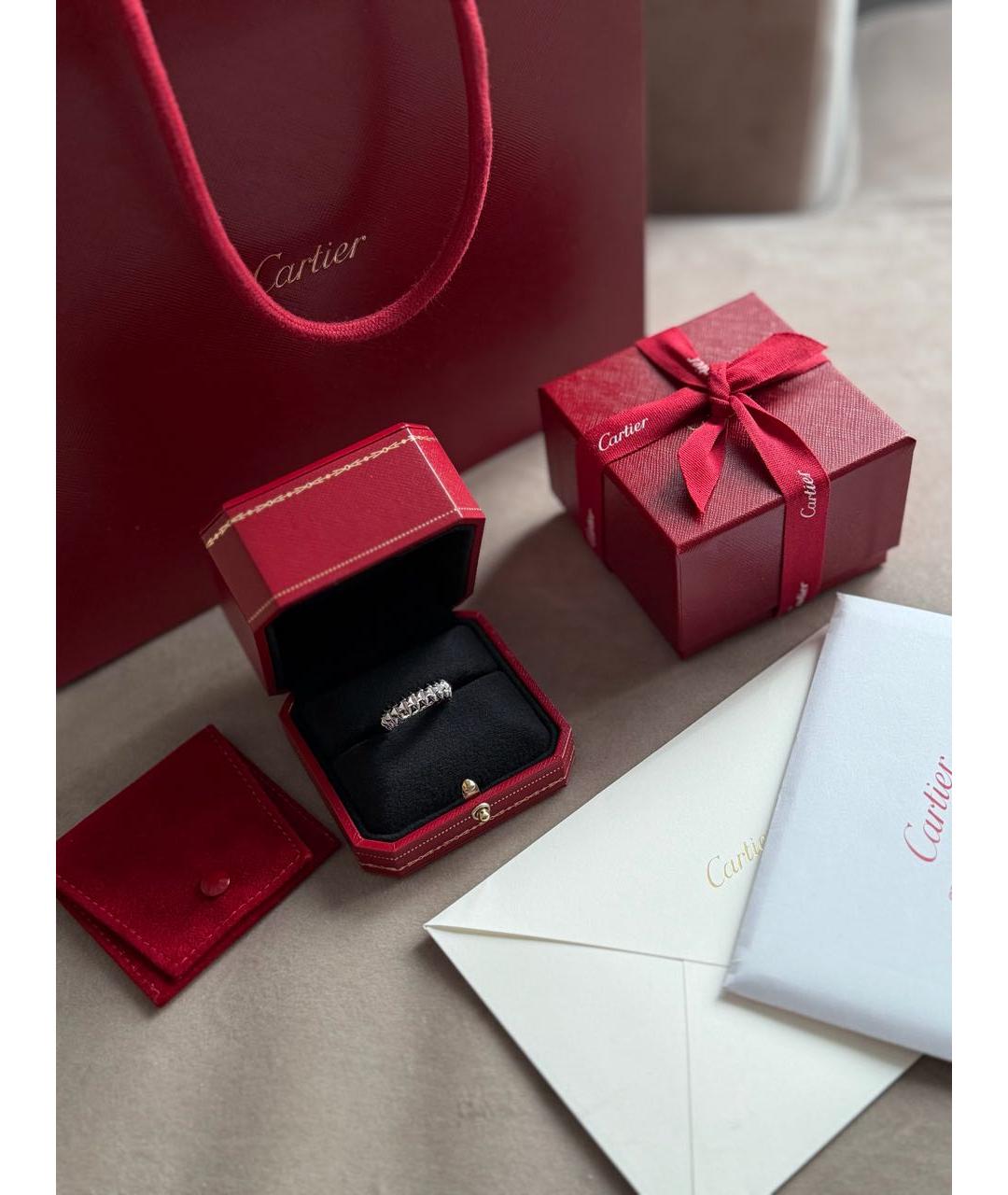 CARTIER Серебряное кольцо из белого золота, фото 4