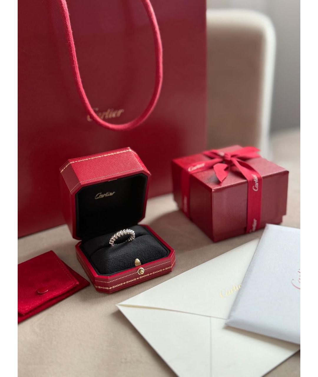 CARTIER Серебряное кольцо из белого золота, фото 2
