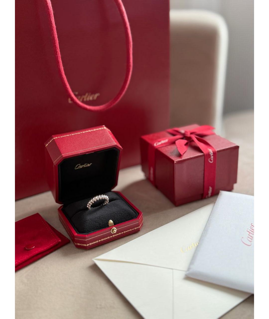 CARTIER Серебряное кольцо из белого золота, фото 3