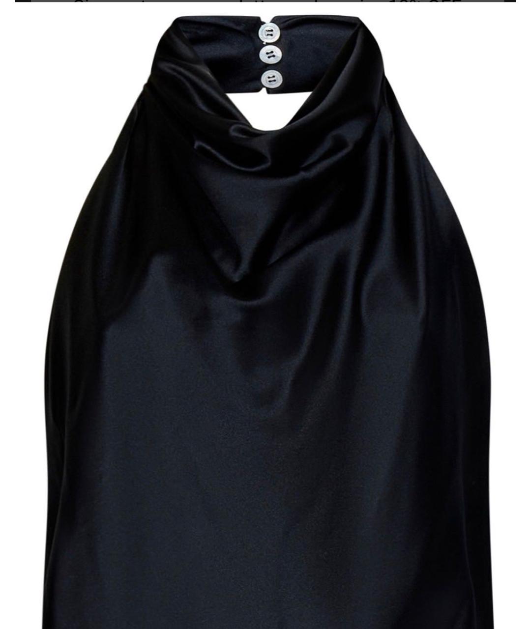 ARMARIUM Черная шелковая блузы, фото 3