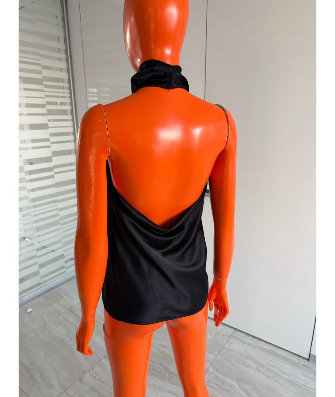 ARMARIUM Черная шелковая блузы, фото 6